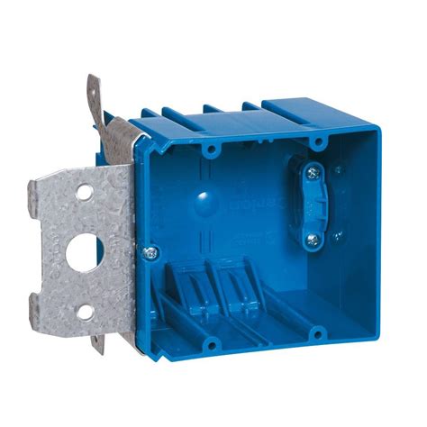 plastic receptacle box mounted